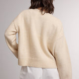 Classic Crewneck Soft Knit Cardigan