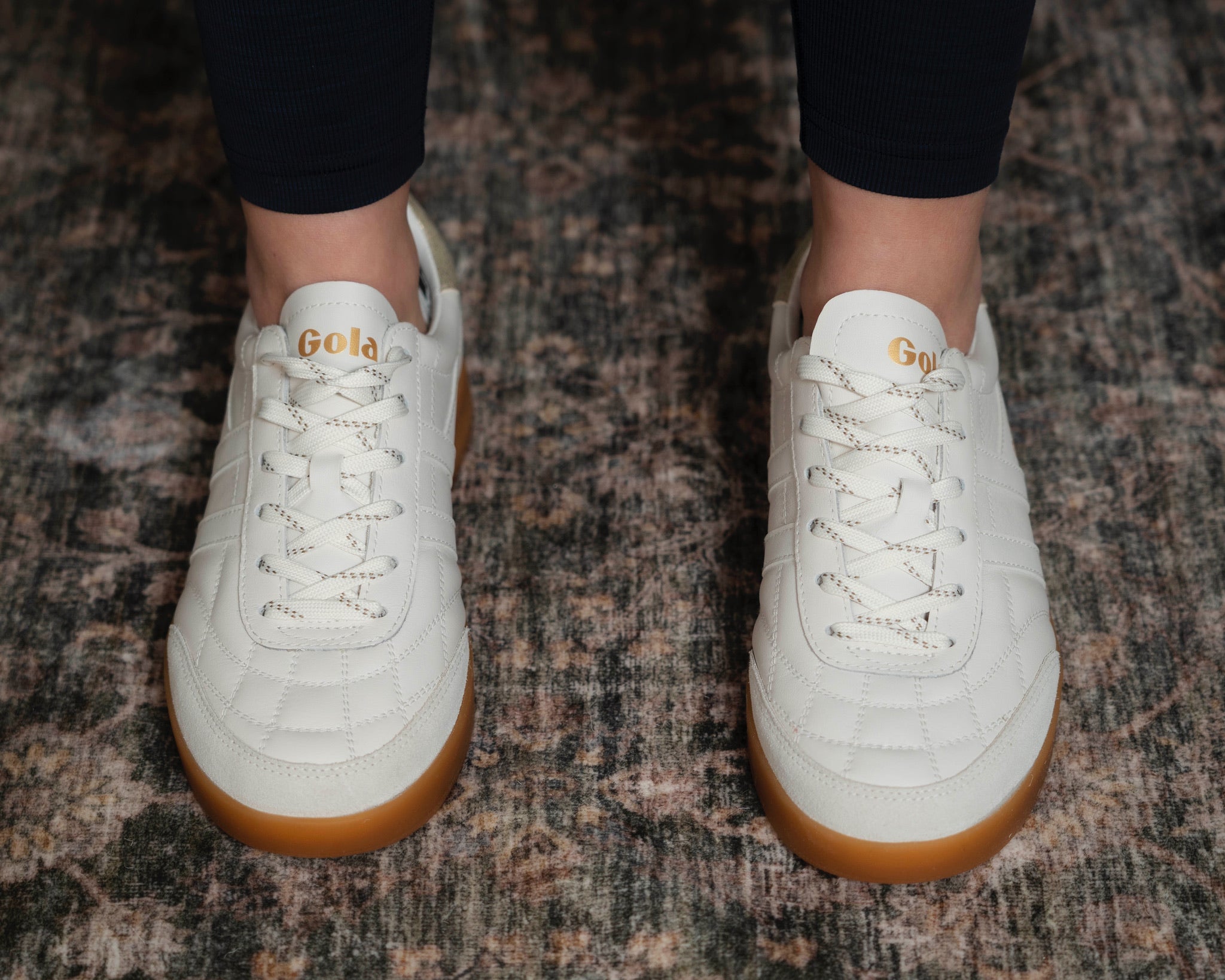 Gola Stadia Leather Sneakers
