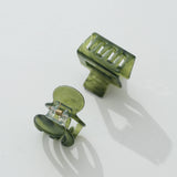 Jade Green Mini Claw Clips