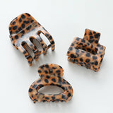 Wild Leopard Mini Claw Clips