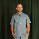 Stone Rose Seersucker Striped Button Down
