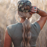 "Adapt" Camouflage with Antler Charm Hair Tie Bracelets
