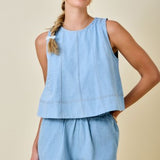 Sleeveless Relaxed Top