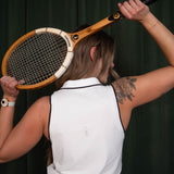Rhone Course to Court Sleeveless Zip Polo