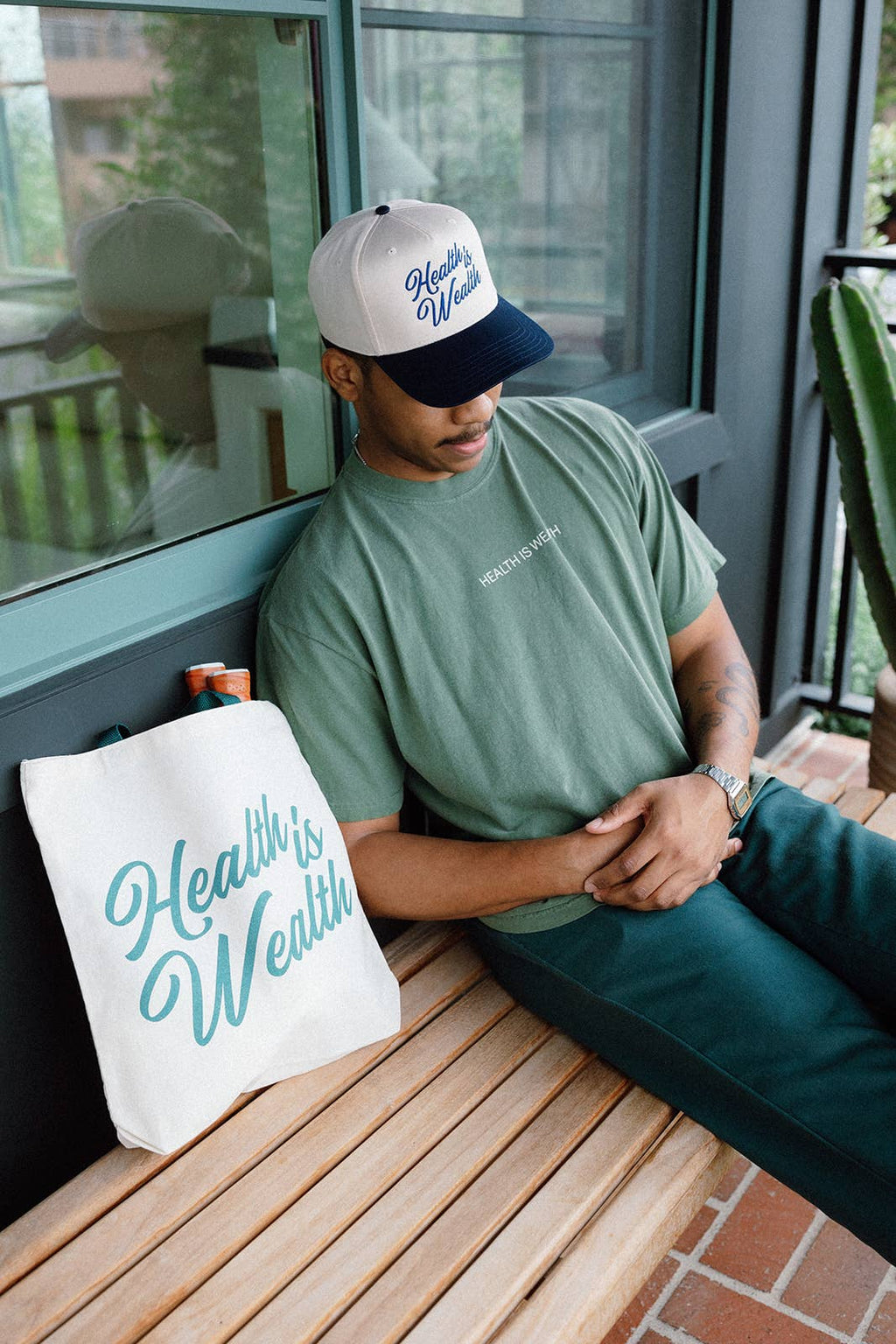 Health Is Wealth Tote