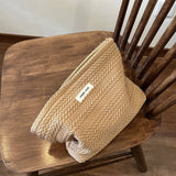Woven Makeup Bag