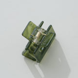 Jade Green Mini Claw Clips