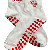 Grip Socks - In My Pilates Era with Cherries