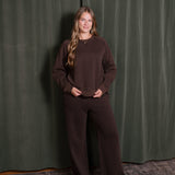 Recycled Fleece Wide Leg Sweatpant
