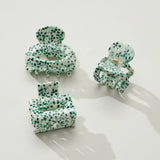 Fern Speckle Mini Claw Clips
