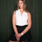 Rhone Course to Court Sleeveless Zip Polo