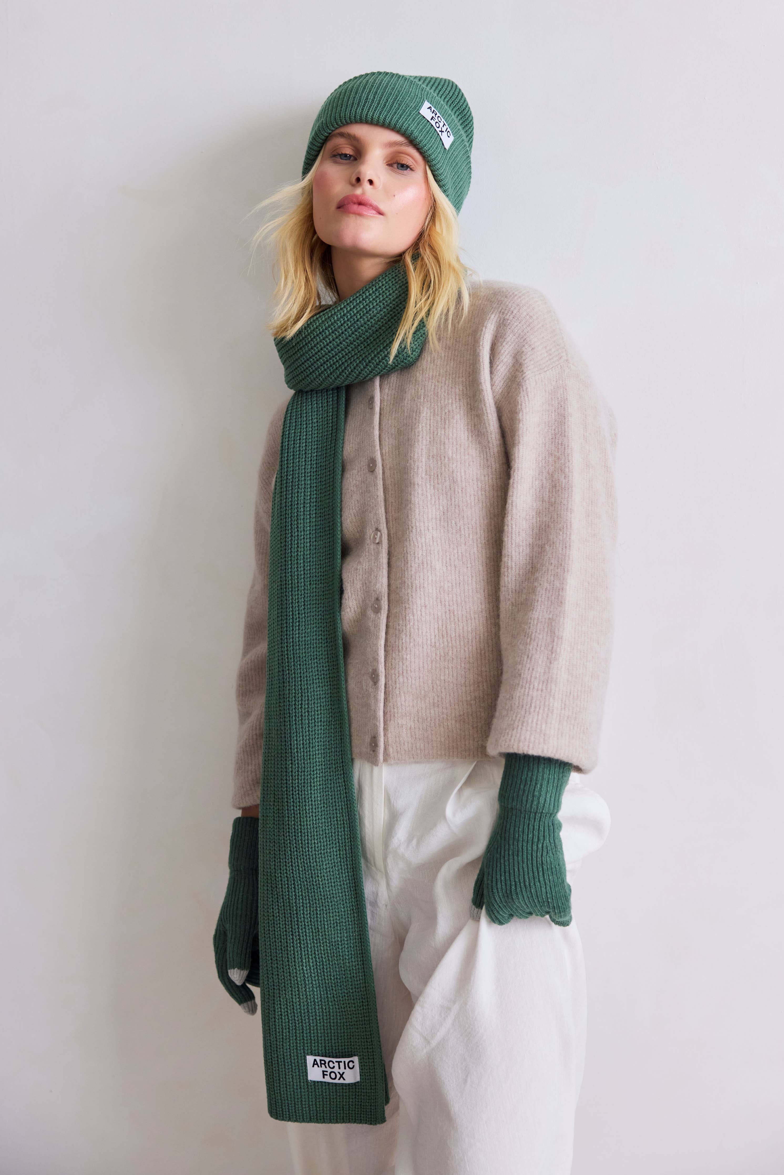 Recycled Bottle Scarf - Forest Fern