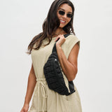 Resurgence Quilted Puffer Nylon Belt Bag