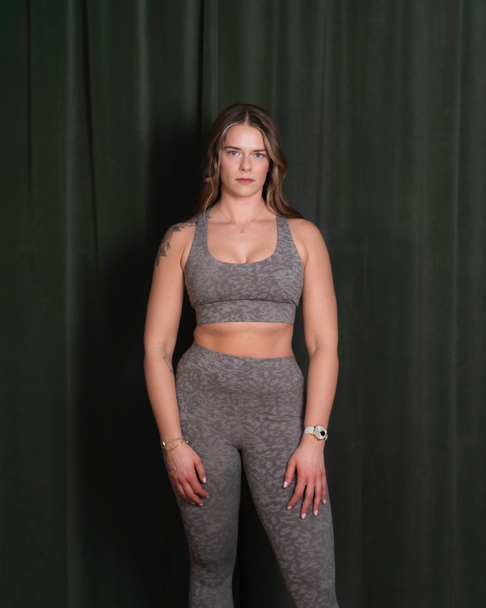 Greyson Women's Midas Wolf Jacquard Sports Bra