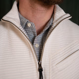 Billy Reid Quilted Half Zip