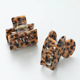 Wild Leopard Mini Claw Clips