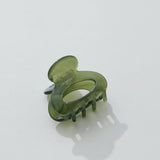 Jade Green Mini Claw Clips