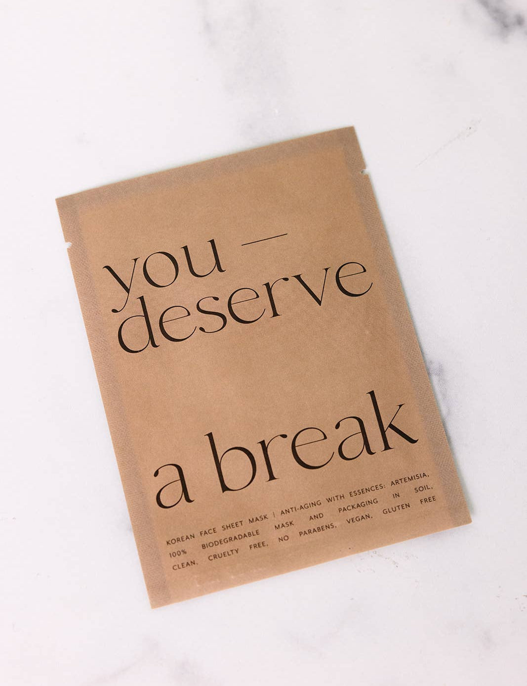 Korean Sheet Mask - You Deserve a Break