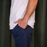 TM Comfortknit Geo Button-Up