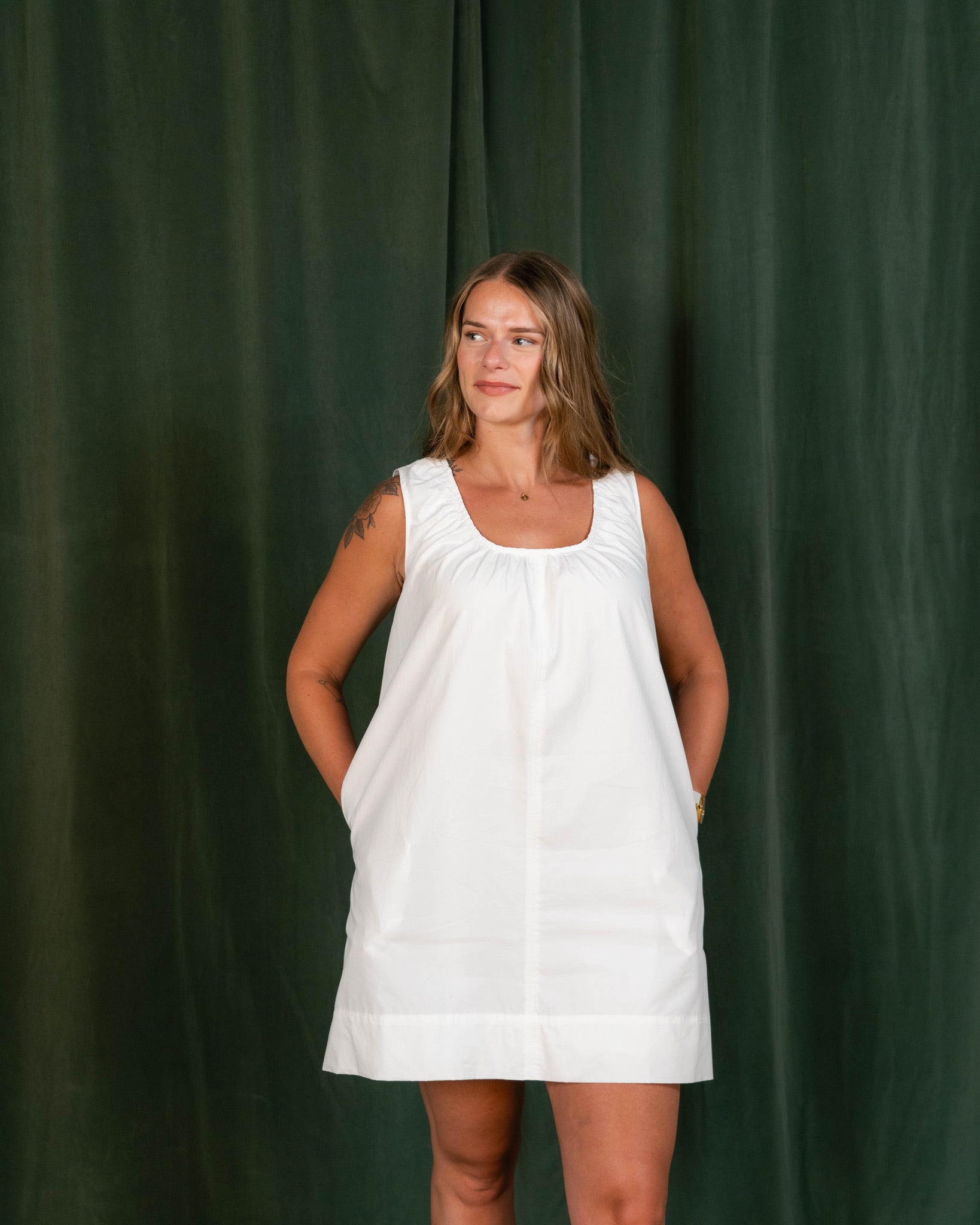 Sleeveless Swing Mini Dress