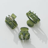 Jade Green Mini Claw Clips