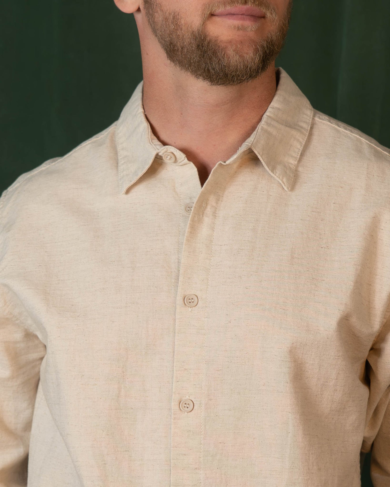 Rhythm Classic Long Sleeve Linen Shirt