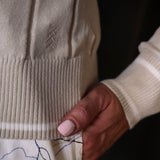 Rhone Varsity Cable Knit Sweater