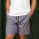 Stone Rose Horizontal Striped Swim Trunk