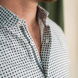 Stone Rose Tencel Stretch Button Down