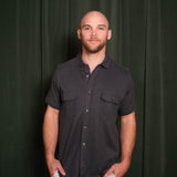 Billy Reid Hemp Cotton Knit Shirt