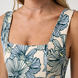 TM MoveKnit Sleeveless Printed Dress