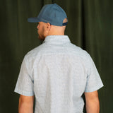 Buonasera Geo Print Linen Shirt