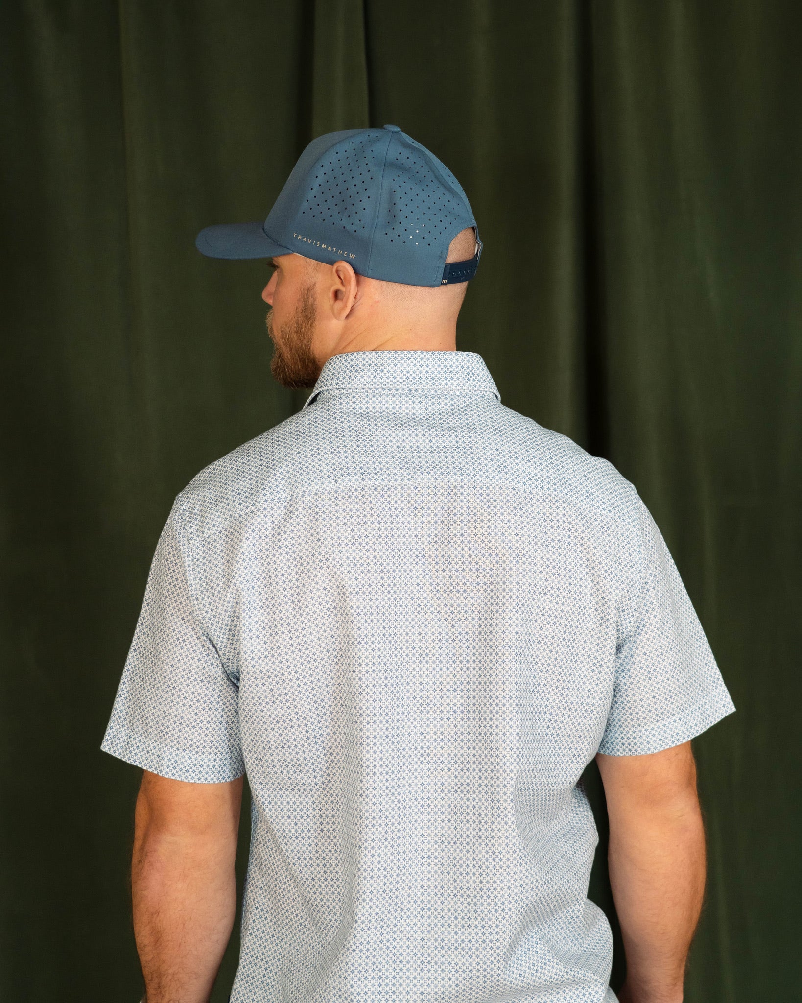 Buonasera Geo Print Linen Shirt