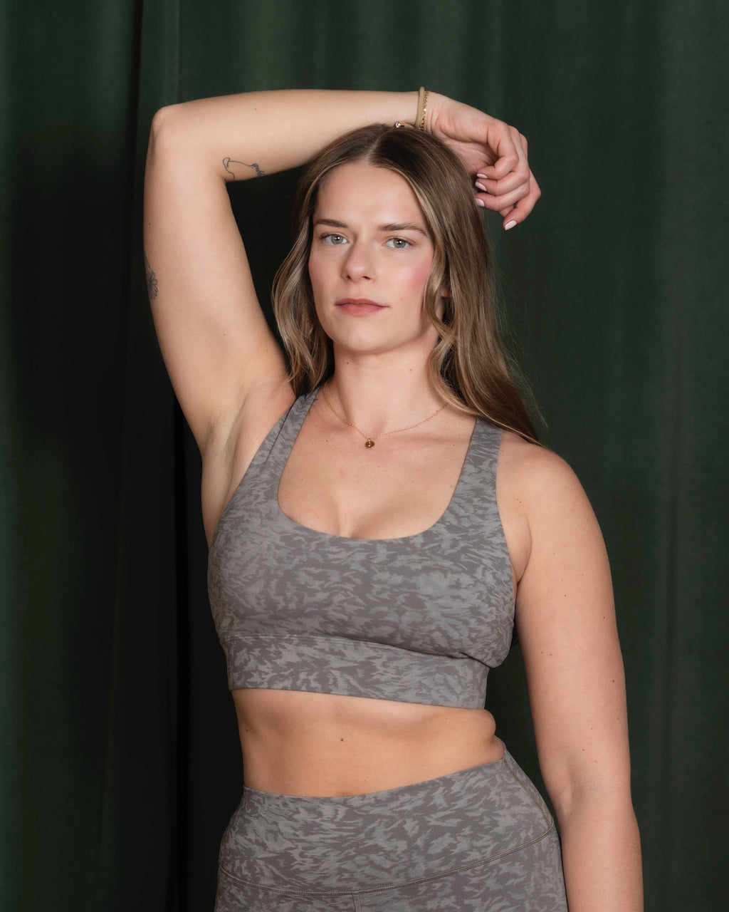 Greyson Women's Midas Wolf Jacquard Sports Bra