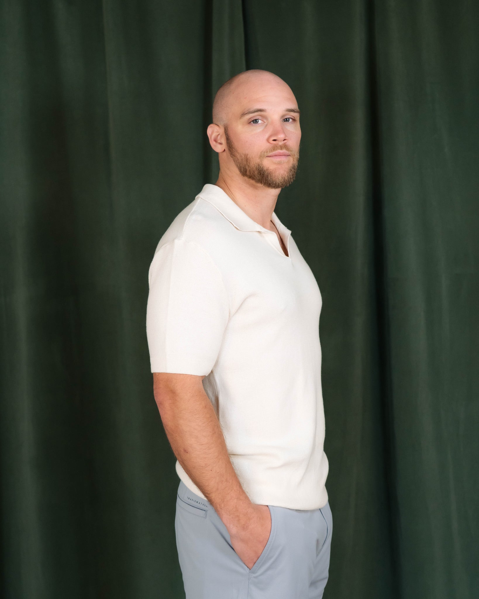 Lago Knit Johnny Collar Polo