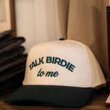 Talk Birdie To Me Golf Hat, Vintage Two Tone Hat
