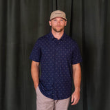 TM Comfortknit Geo Button-Up