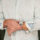 Buonasera Seabreeze Striped Linen Shirt