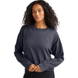 Relaxed Crop Long Sleeve Tee