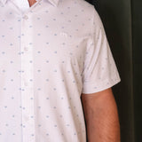TM Comfortknit Geo Button-Up