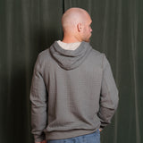 Billy Reid Box Quilt Hoodie Pullover