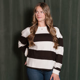 Beefy Stripe Cotton Pullover