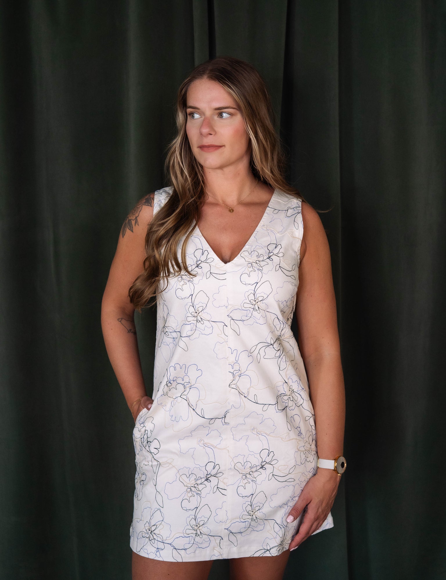 TM Everyday Vneck Dress