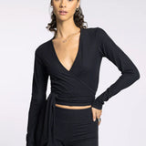 T&S Sport Wrap Top