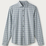 Checkered shirt on a light gray background