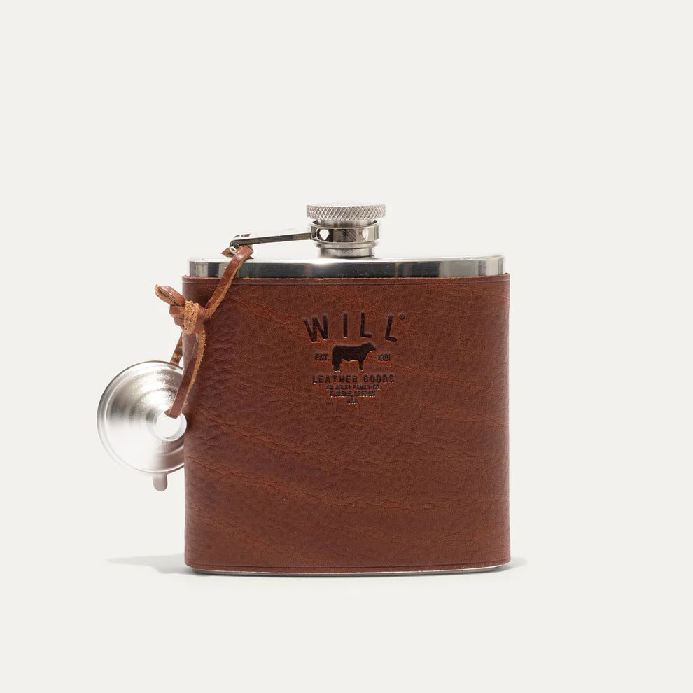 Will Leather Goods Flask