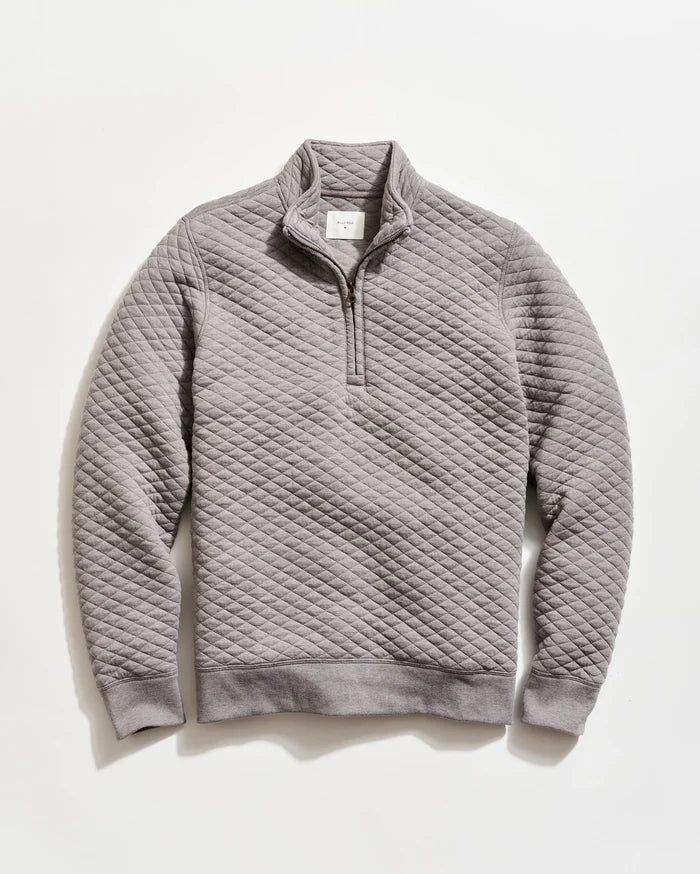 Billy Reid Diamond Quilt Half Zip