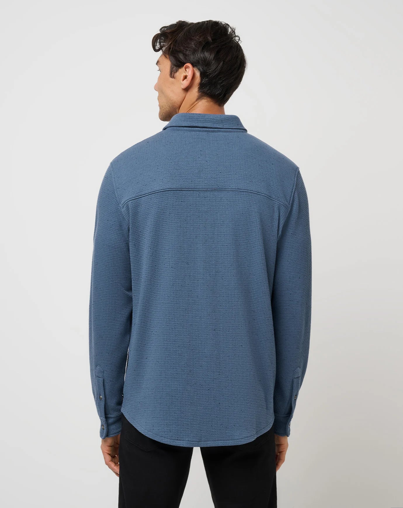 TM Cloud Waffle Button Up