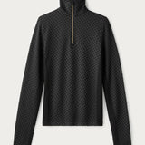 Rhone Après Houndstooth Seamless 1/4 Zip