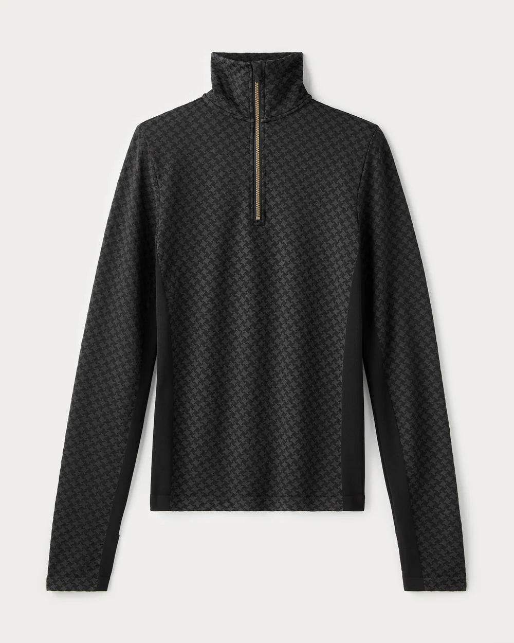 Rhone Après Houndstooth Seamless 1/4 Zip